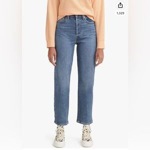 Levi's Women's Ribcage Straight Ankle Jeans Size 29 x 27